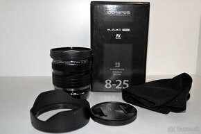 Olympus M.ZUIKO 8–25 mm f/4 PRO (ZNÍŽENÁ CENA)