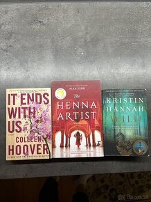 3x books; WILD, The Henna Artist, It Ends With Us