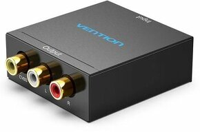 Vention HDMI to RCA Converter Black Metal Type