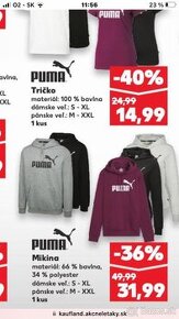 Panska Puma mikina ,velkost xl siva