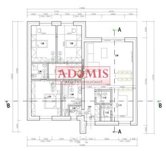 Predám 4izbový bungalov Ruskov 648m2,2x kúpeľňa,rekuperácia,