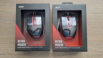 2 x Acer Nitro Gaming Mouse - nové, nepoužité, nerozbalené.