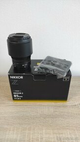 Nikon Z 85mm f/1.8 S, zánovný stav