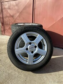 4ks Alu disky + nové letné pneumatiky 175/65 R14 - 1