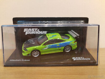 Predám Mitsubishi Eclipse Fast & Furious 1:43 od Deagostini