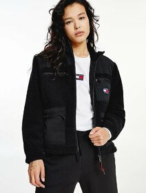 TOMMY HILFIGER prekrasna damska sherpa mikina/bunda