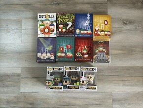 Rozpredám South park zbierku  DVD a funko pop