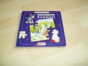 Kniha, puzzle a maľovanka, Koníkove radosti - 1