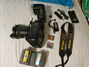 Nikon d4, 2x bateria, 2x karta 32gb, diaľkový odpalovac