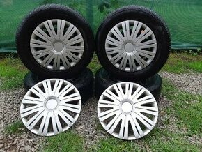 Predám Plechové disky na Zimných Pneu 195/65R15 5x112