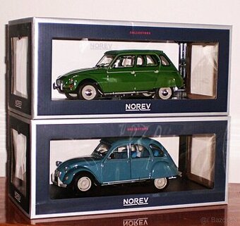 CITROEN DYANE 6 a CITROEN 2CV CLUB 6 , 1:18 , NOREV