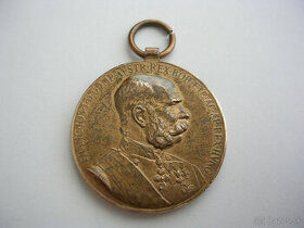 AE Medaila František Jozef I. 1848 - 1898 Signum Memoriae