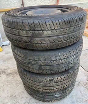 5x112 R15” 6J ET43 + letne pnumatiky 195/65 R15