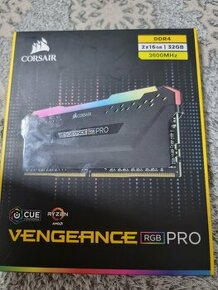 CORSAIR VENGEANCE RGB PRO DDR4 32GB (16×2 GB) 3600MHz