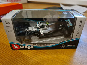 Bburago Mercedes W10 1:43 #77 Bottas