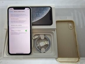 IPHONE XR WHITE 128GB ZÁRUKA - VEĽMI PEKNÝ STAV