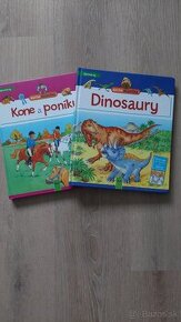 Knihy o koníkoch a dinosauroch