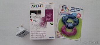 Avent Sterilizacne Sacky 5ks, Hryzatko 6m +, Adapter UK - EU