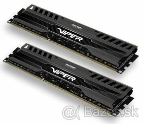 Patriot Viper 3/DDR3/8GB/1600MHz/CL9/2x4GB/Black