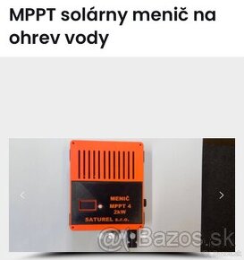 Predám mppt menič , solárny menič , ohrev vody