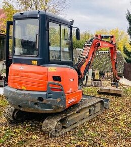 3.5t minibagr Kubota +NOVÉ PASY