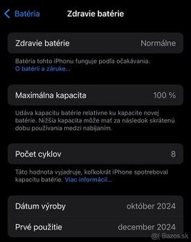 iPhone 16 Pro, 256GB Čierny titán