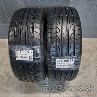 Letné pneumatiky 215/40 R17 DUNLOP DOT4518