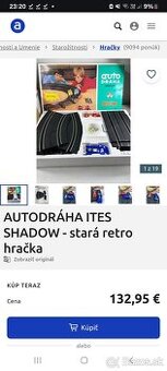 Kompletná autodráha Ites Shadow 1985"