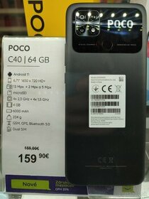 POCO C40 4 GB/64 GB silná baterka 6000 mAh - 1