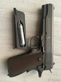 AIRSOFTOVÁ PIŠTOĽ CYBG COLT M1911 CELOKOVOVÁ CO2 - 1