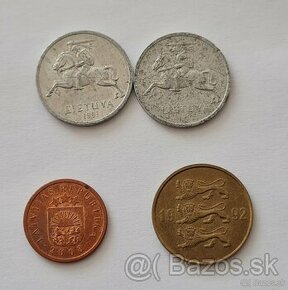 mince Europa Litva, Lotyšsko, Estónsko, Nórsko
