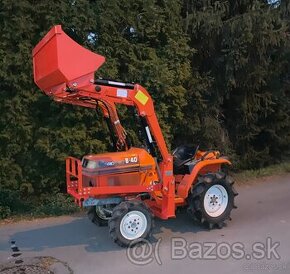 Japonský malotraktor Kubota B-40 s nakladačom