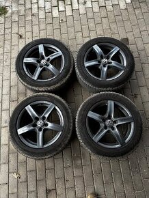 Predám zimnú sadu AL disky 5x120 na Vw t5 t6 pneu 215/65 r17