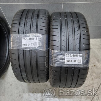 Letné pneumatiky 255/40 R18 BRIDGESTONE DOT1821