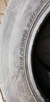 Pneumatiky celoročné 2ks - Hankook 205/60/R16