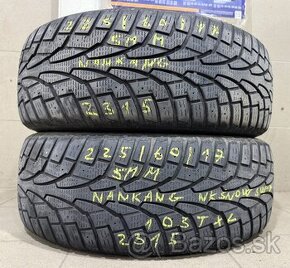 R17 225/60 Nankang NK SNOW SW 130T XL  2x5MM DOT2315