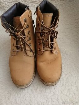 Kožené členkove topánky Timberland č. 37