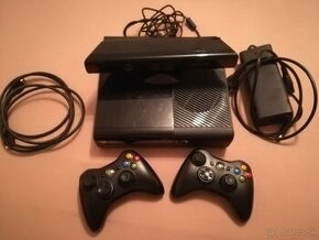 Xbox 360E, 500GB HDD, prislusenstvo a vela hier