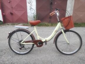 Predám skladací city bike,  dámsky bicykel 26