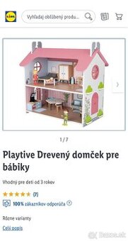 Detský drevený domček