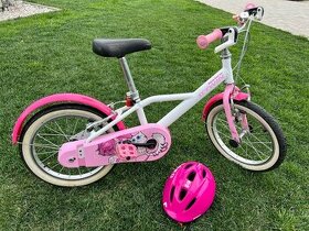 16-palcový dievčenský bicykel s prilbou - 1