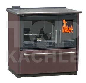 Krbové kachle Plamen thermo850,14kW,pravý,farba-hnedá - 1