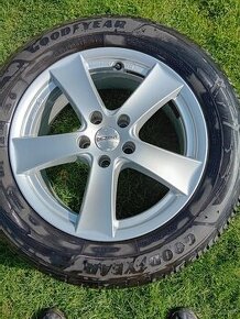 Disky 5x112 R17 so zimnými pneu - 1