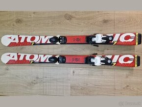 Predám pretekárske detské lyže Atomic Race 7 Red/White