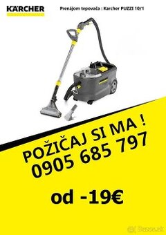 Prenajmem tepovač KARCHER PUZZI 10/1 - 1