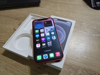 Iphone 12 PRODUCT RED 128gb v super stave telefon bol noseny - 1