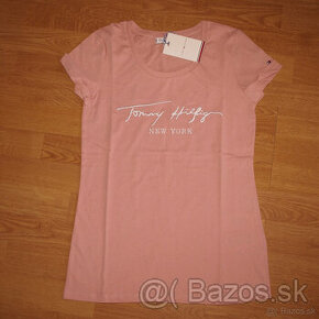 Tommy Hilfiger dámske tričko ružové