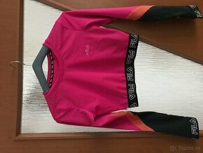 NOVÝ FILA originál crop/top fuksia S/M