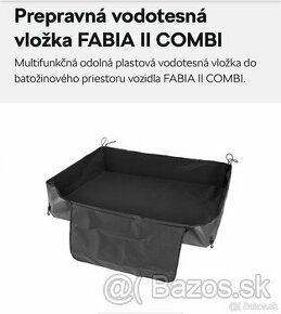 Prepravná vodotesná vložka Fabia 2 combi - 1