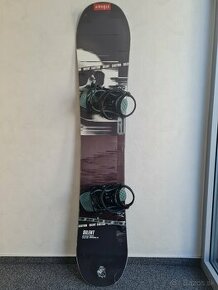 Snowboard+viazanie Gravity 161W (širšia doska)